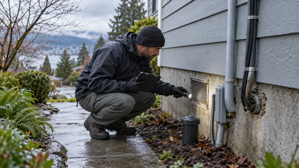 Rat removal Vancouver inspection for winter rodent entry points